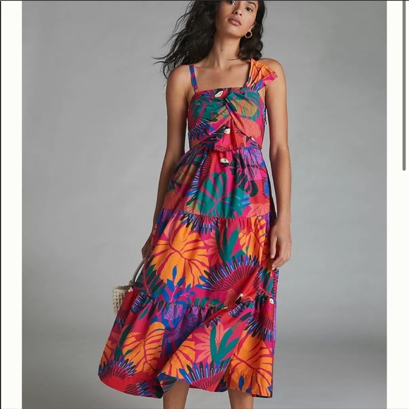 Farm Rio Macaw Maxi Dress - Picture 1 of 7